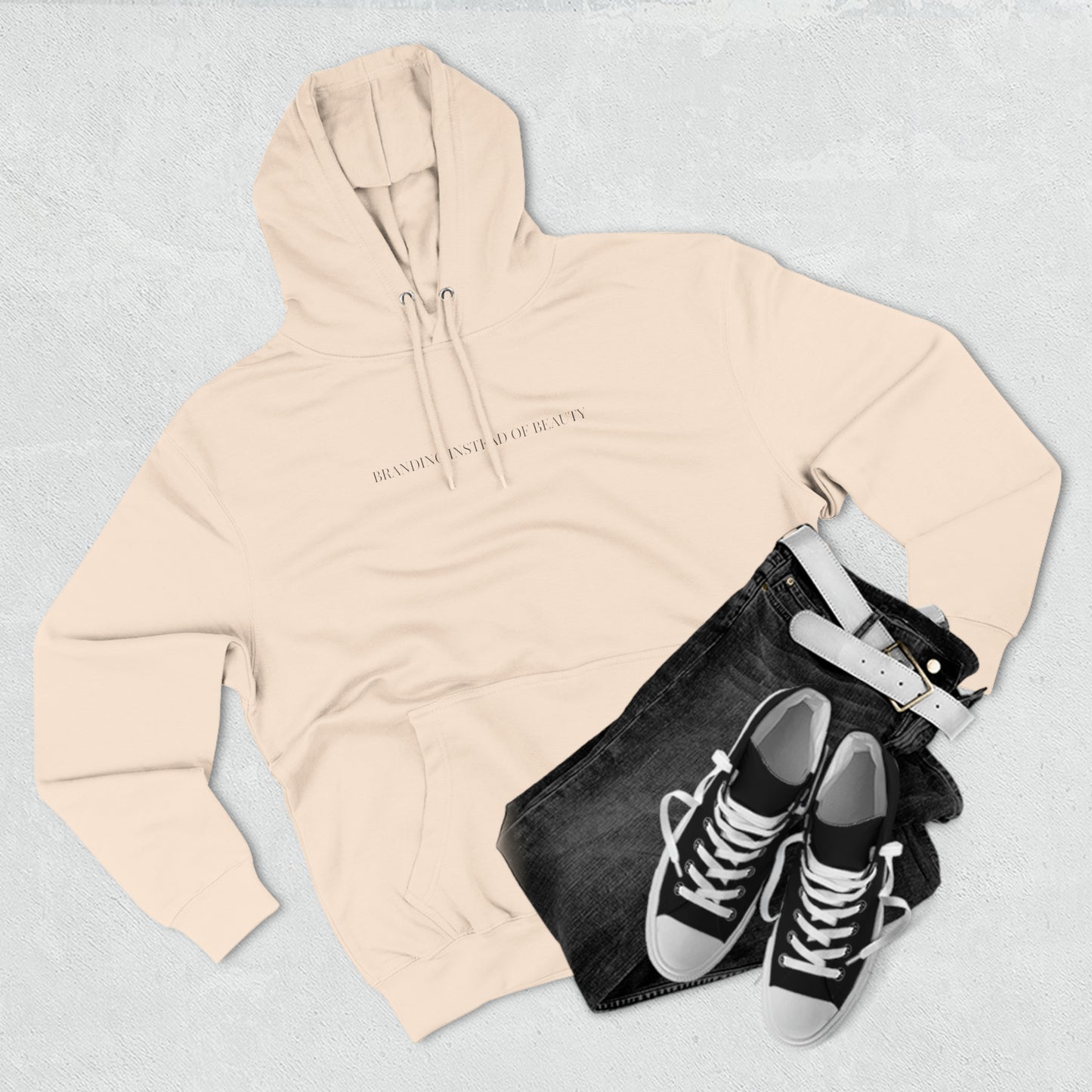 Branded Front Premium Hoodie