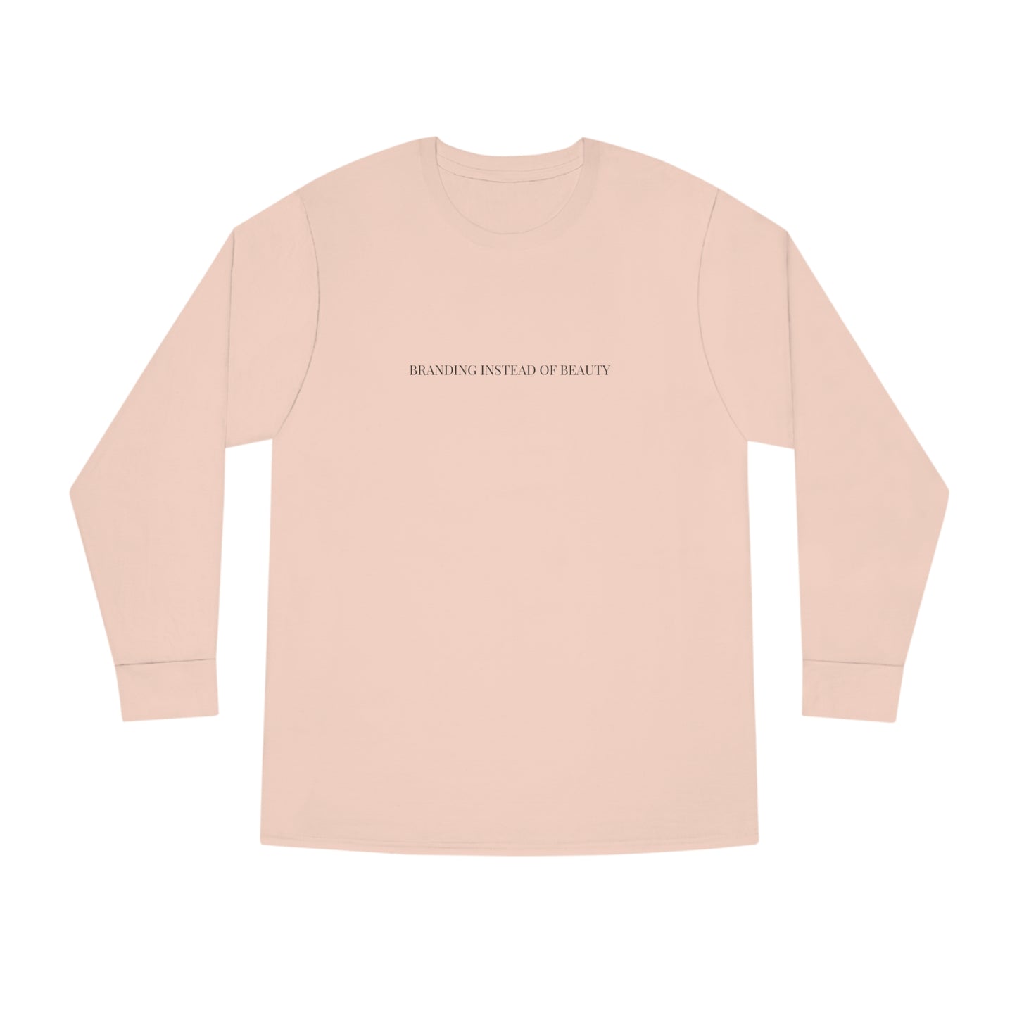 Branded Front Premium Long Sleeve Tee