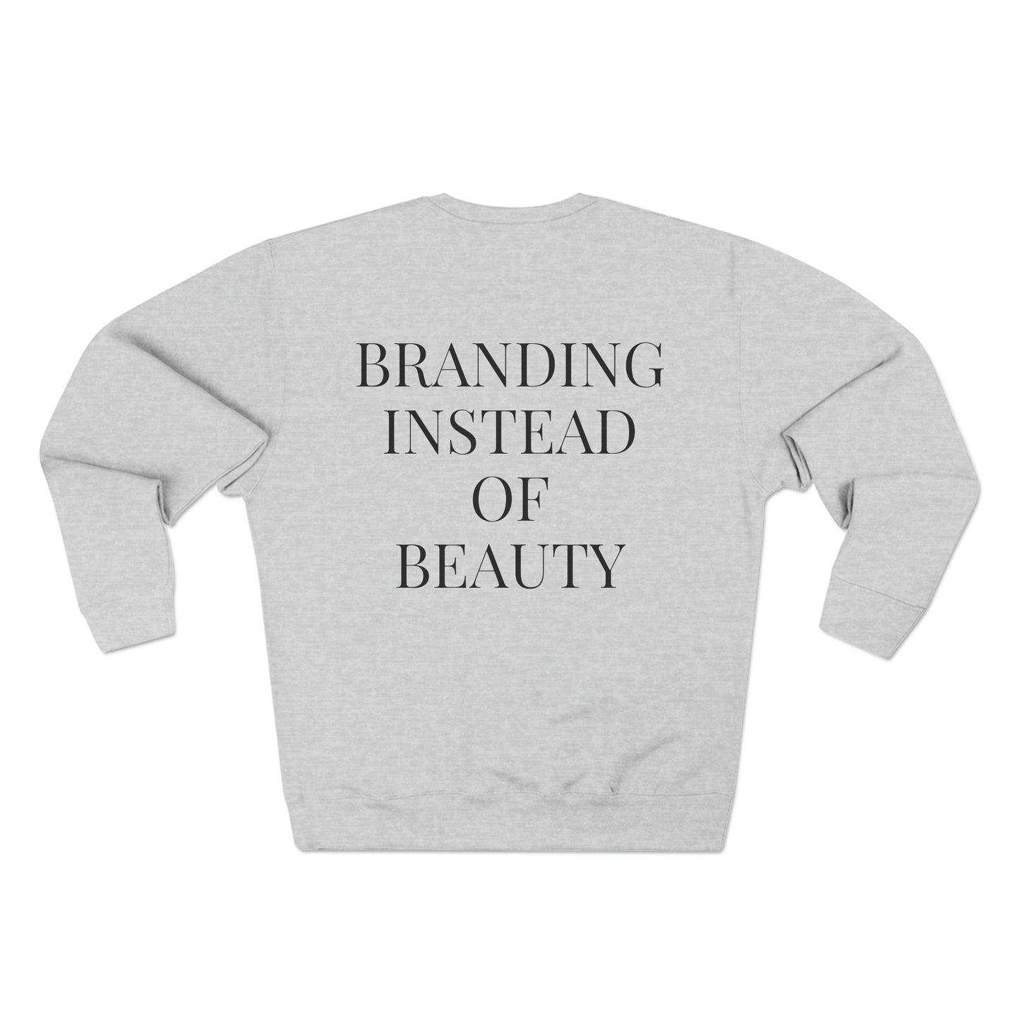 Branded Back Premium Crewneck Sweatshirt