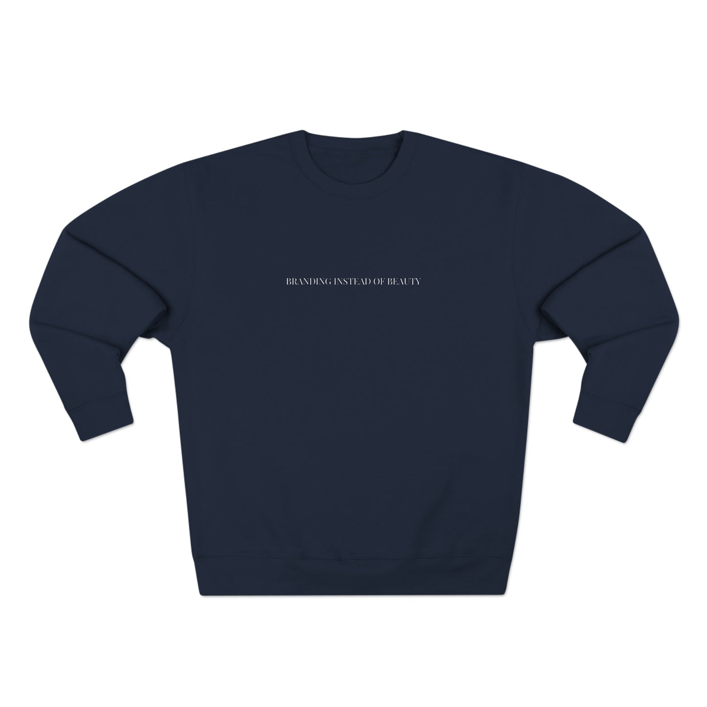 Branded Front Premium Crewneck Sweatshirt