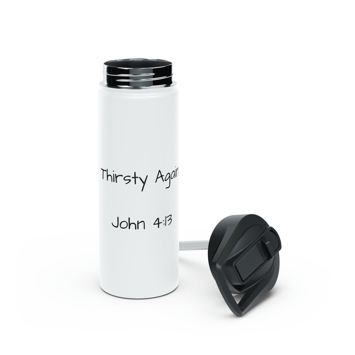 Stainless Steel Water Bottle (John 4:13)