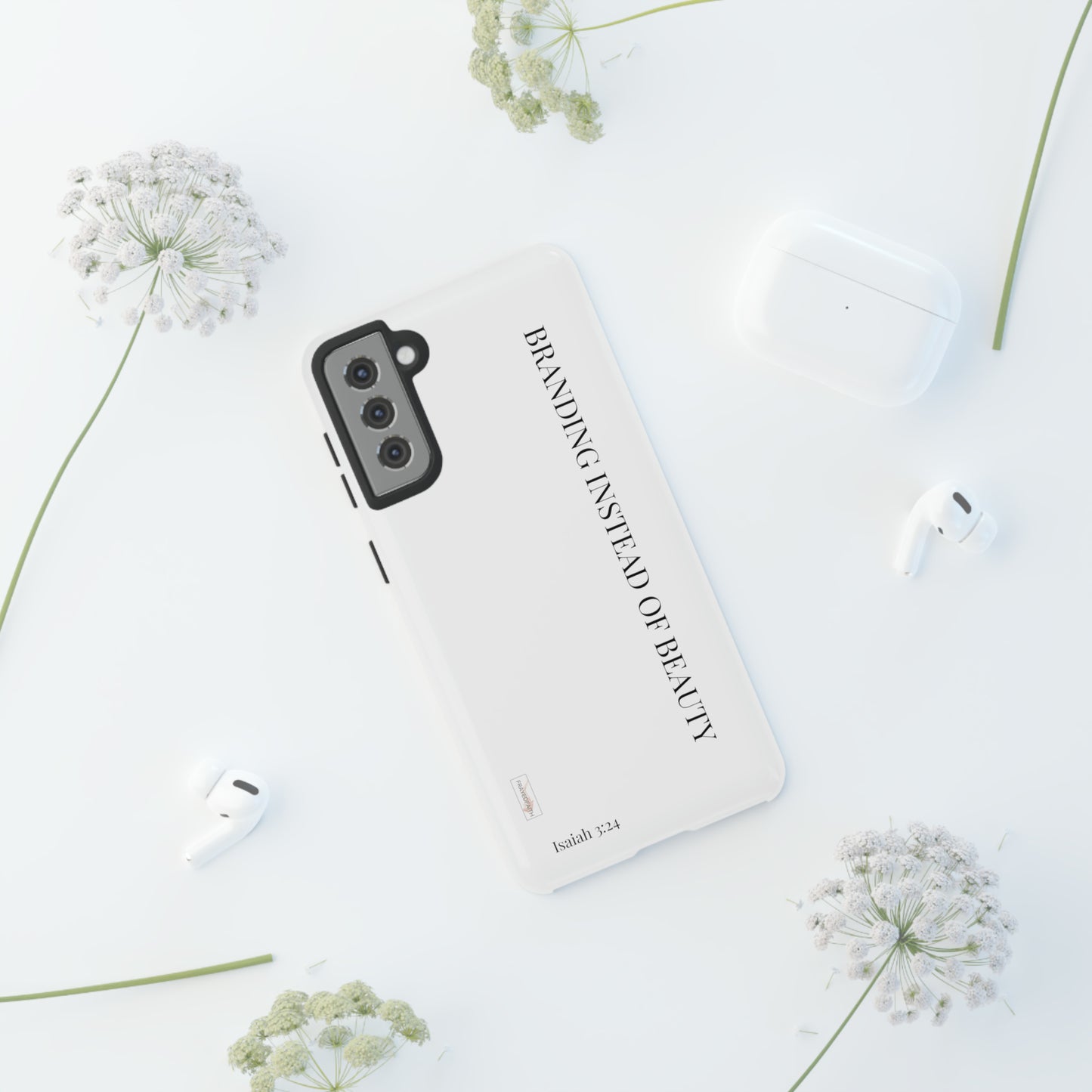 Tough Cases in White (iphone/galaxy devices)