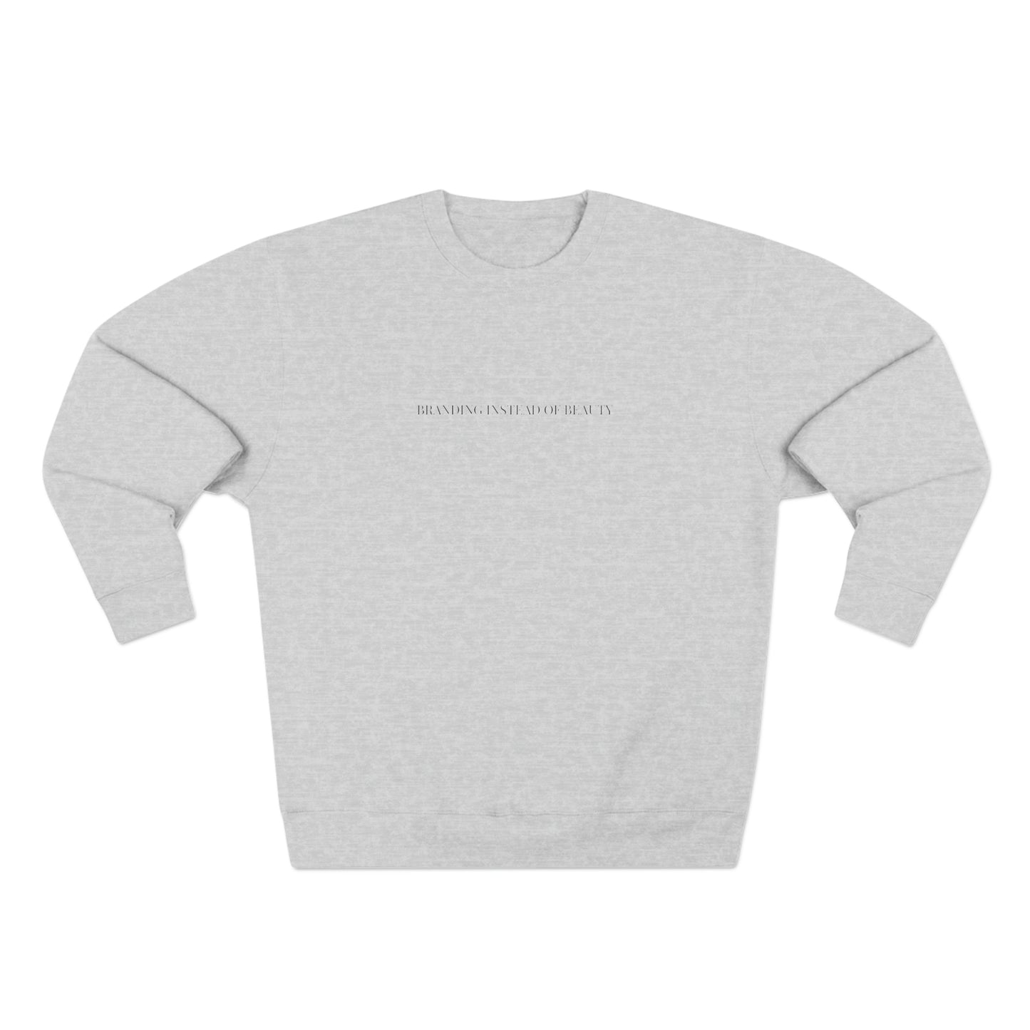 Branded Front Premium Crewneck Sweatshirt