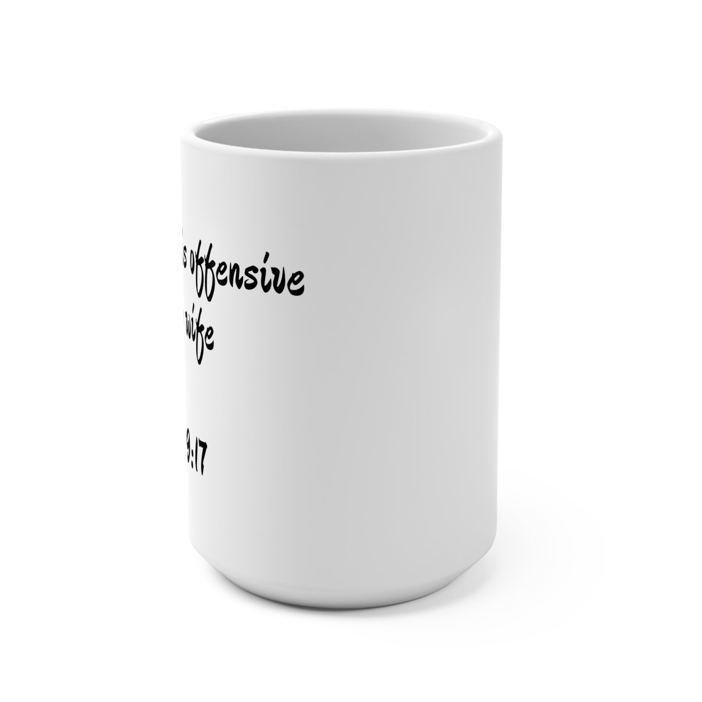 15oz Coffee Mug (Job 19:17)