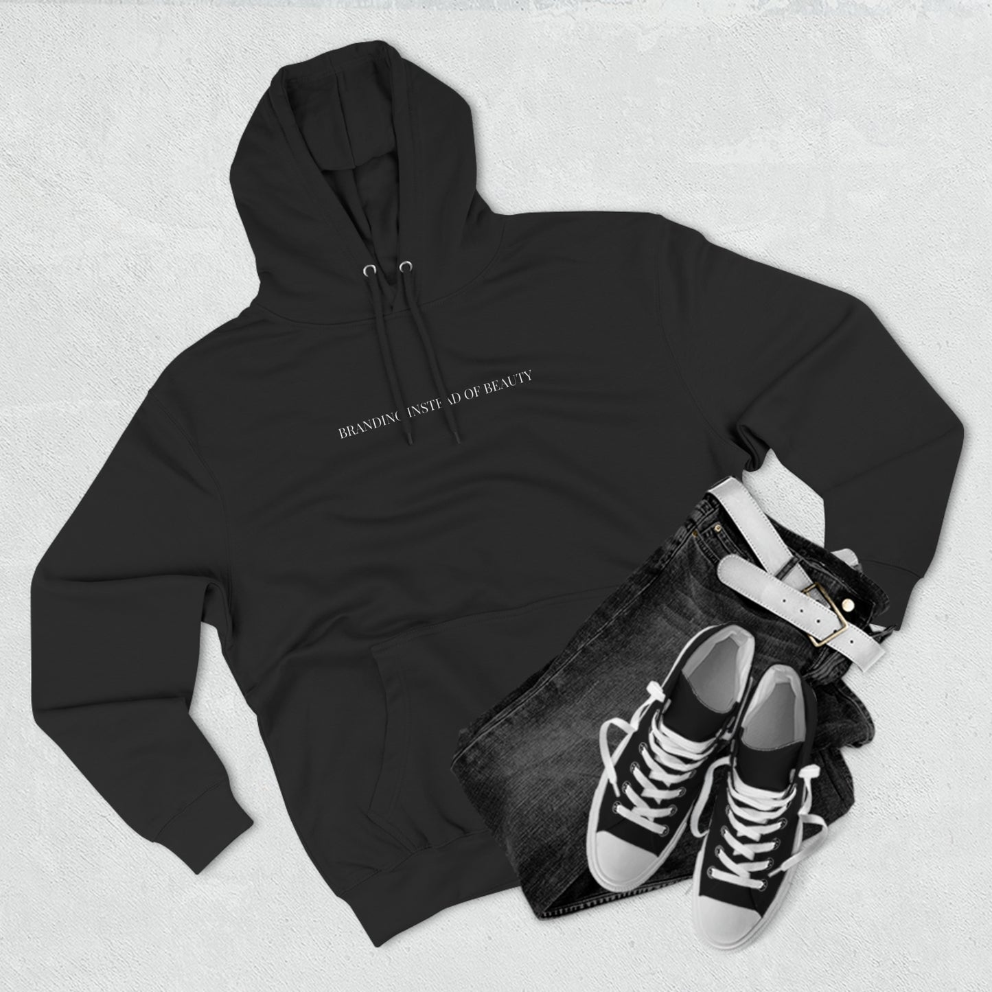 Branded Front Premium Hoodie