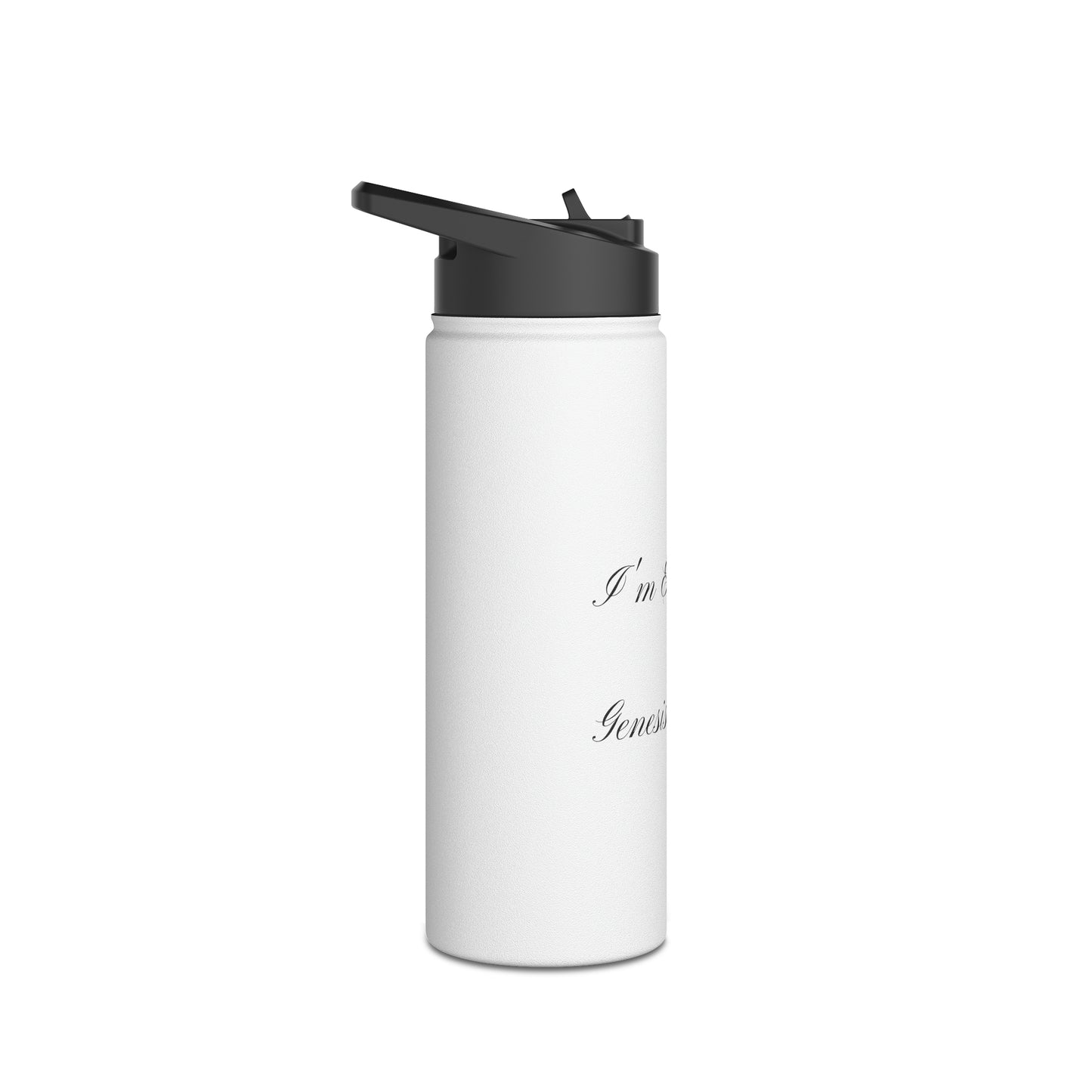 Stainless Steel Water Bottle (Genesis 25:30)