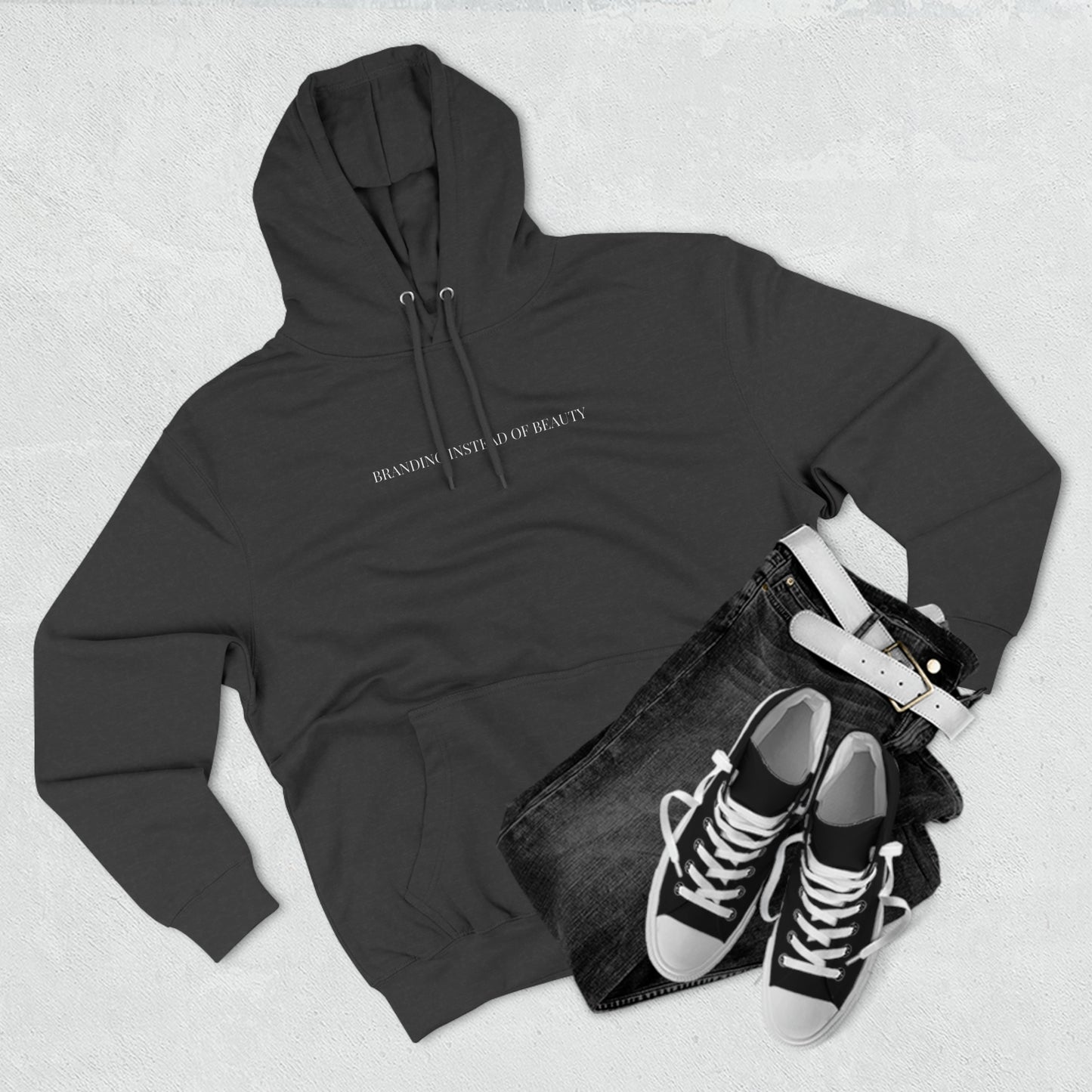 Branded Front Premium Hoodie