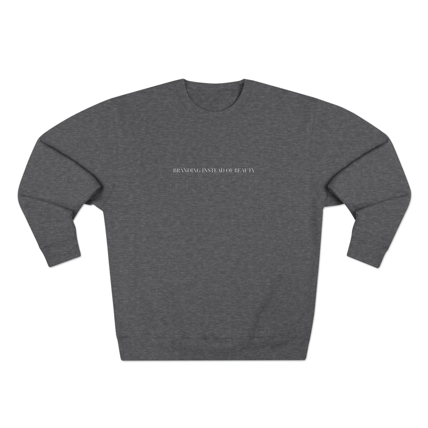 Branded Front Premium Crewneck Sweatshirt