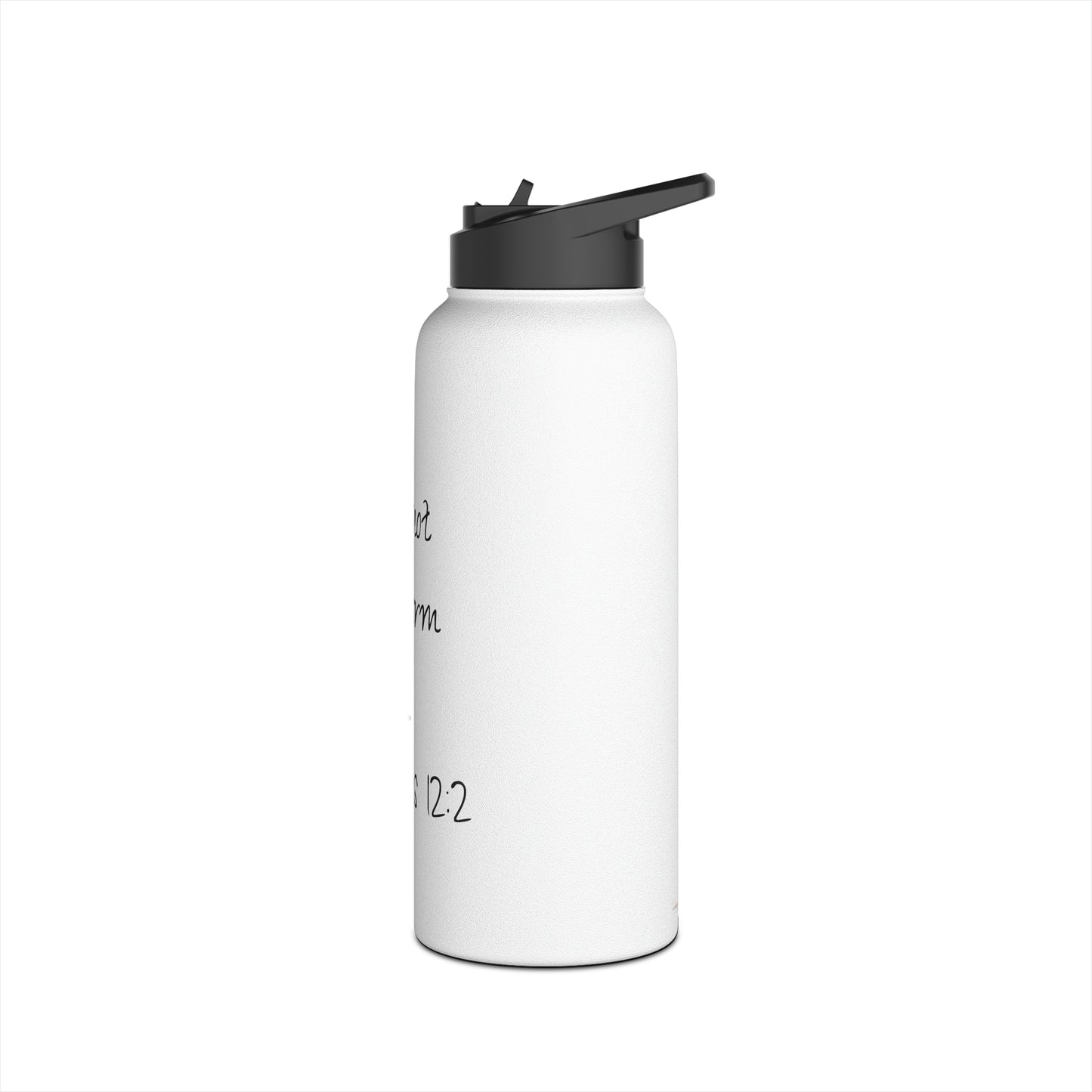 Stainless Steel Water Bottle (Romans 12:2)