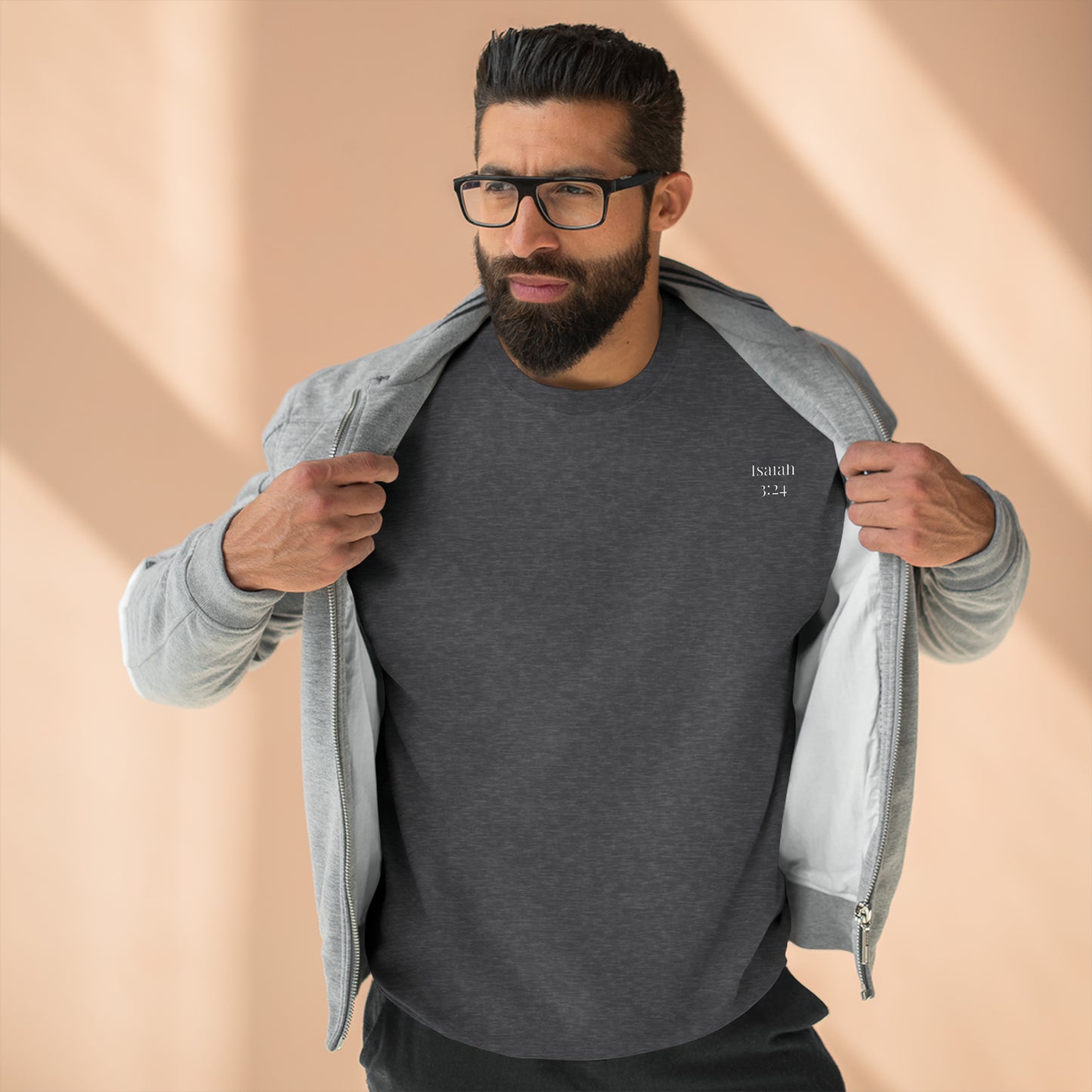 Branded Back Premium Crewneck Sweatshirt