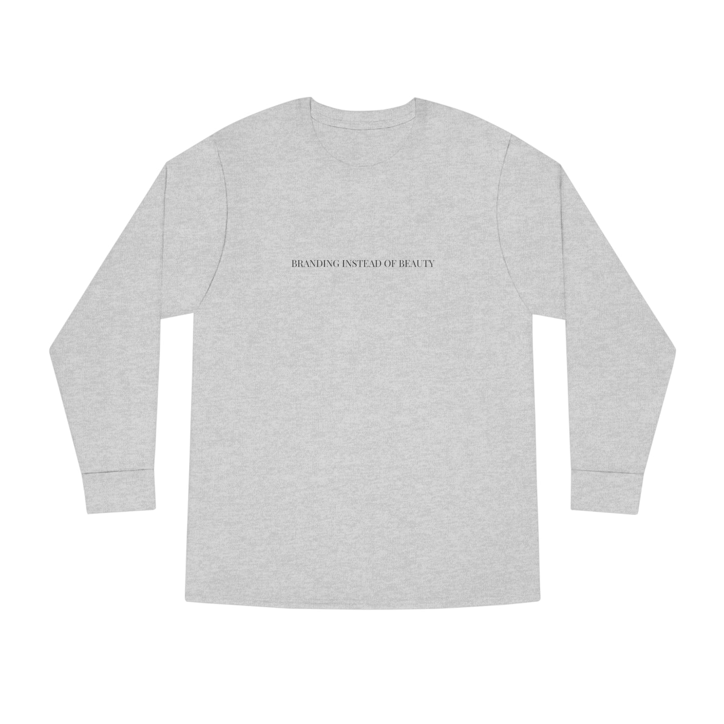 Branded Front Premium Long Sleeve Tee