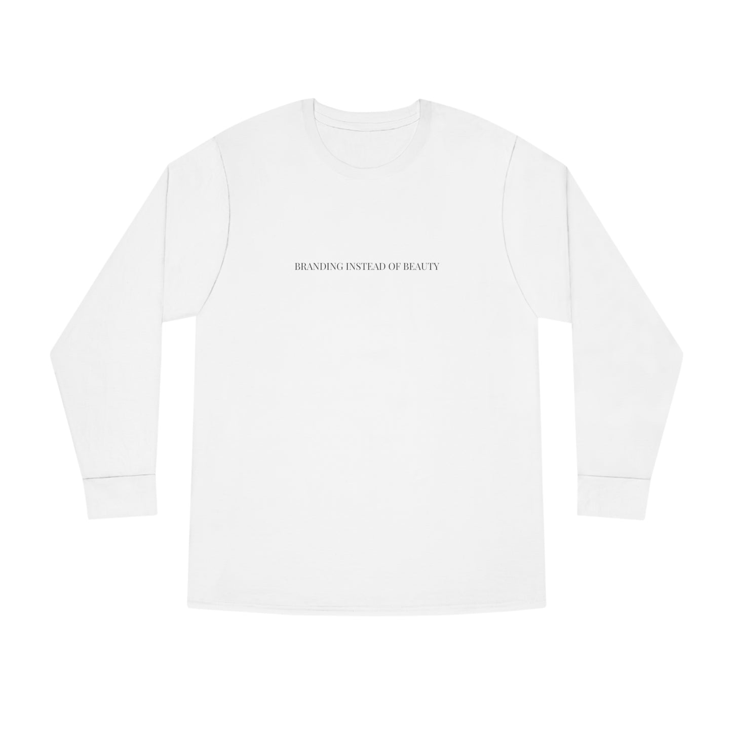 Branded Front Premium Long Sleeve Tee