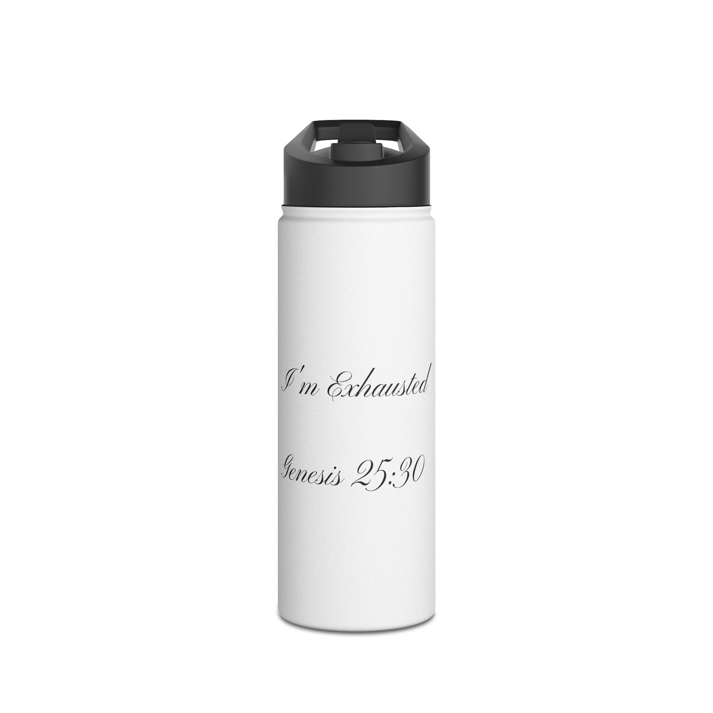 Stainless Steel Water Bottle (Genesis 25:30)