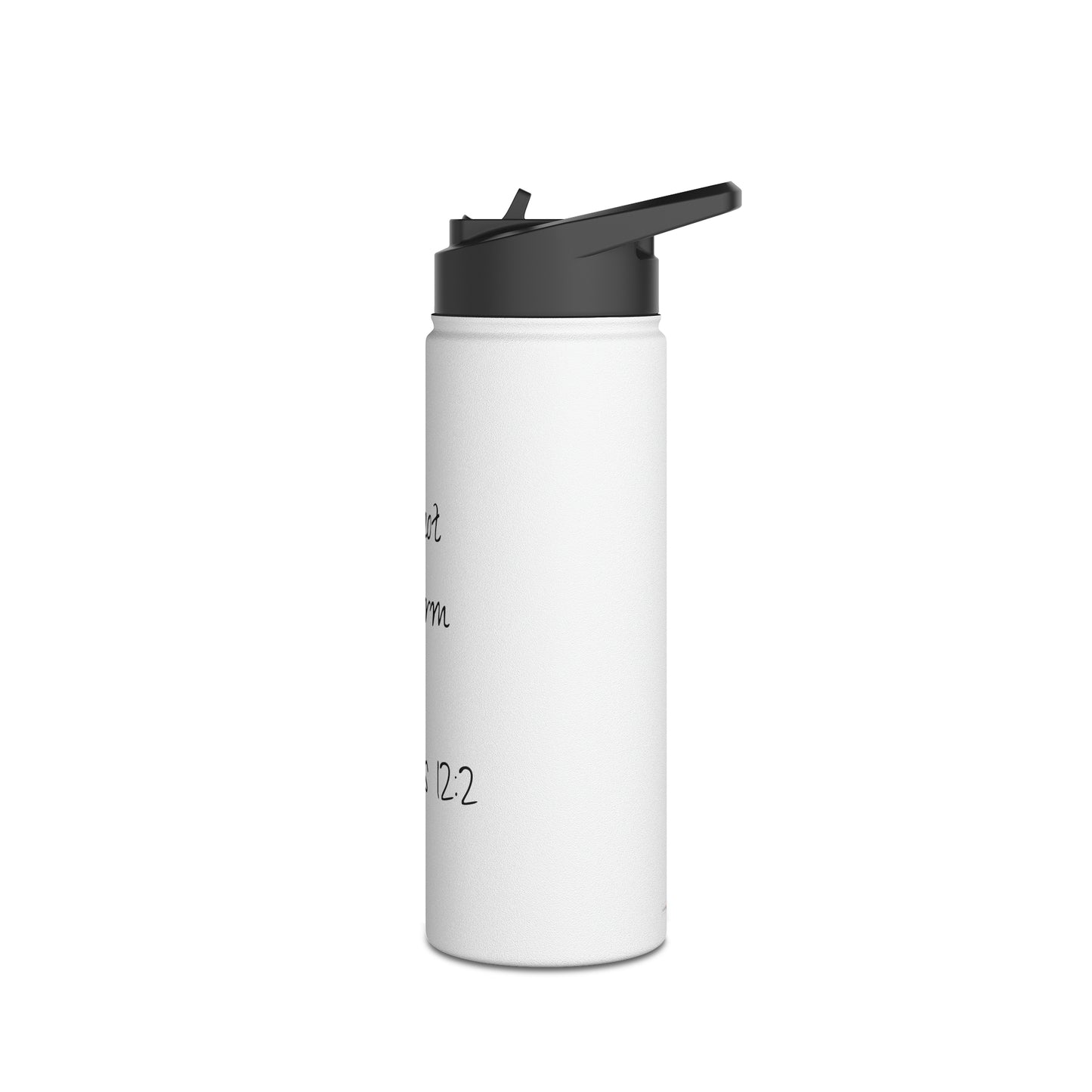 Stainless Steel Water Bottle (Romans 12:2)