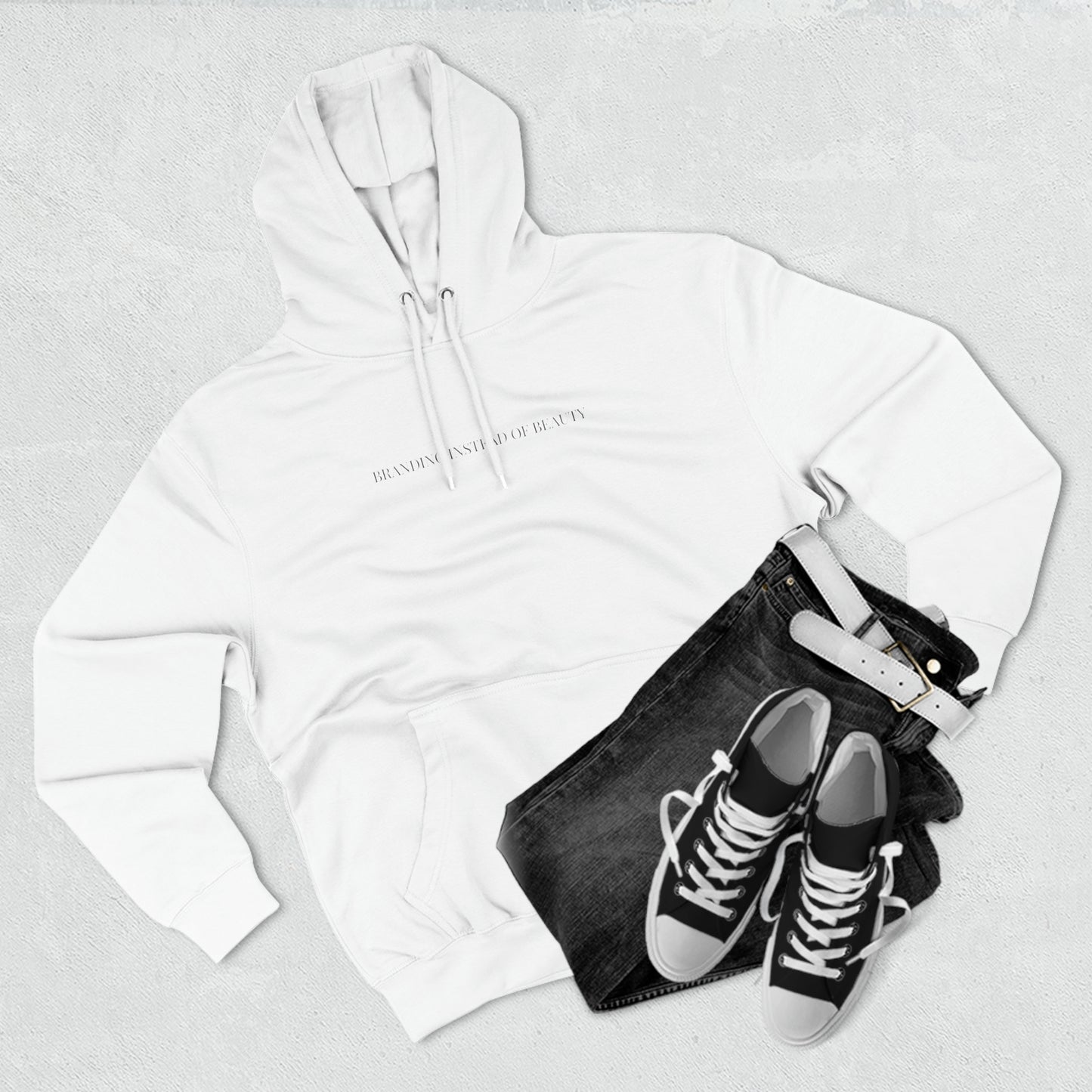 Branded Front Premium Hoodie