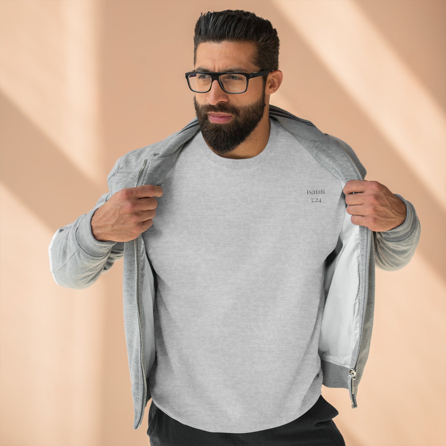 Branded Back Premium Crewneck Sweatshirt