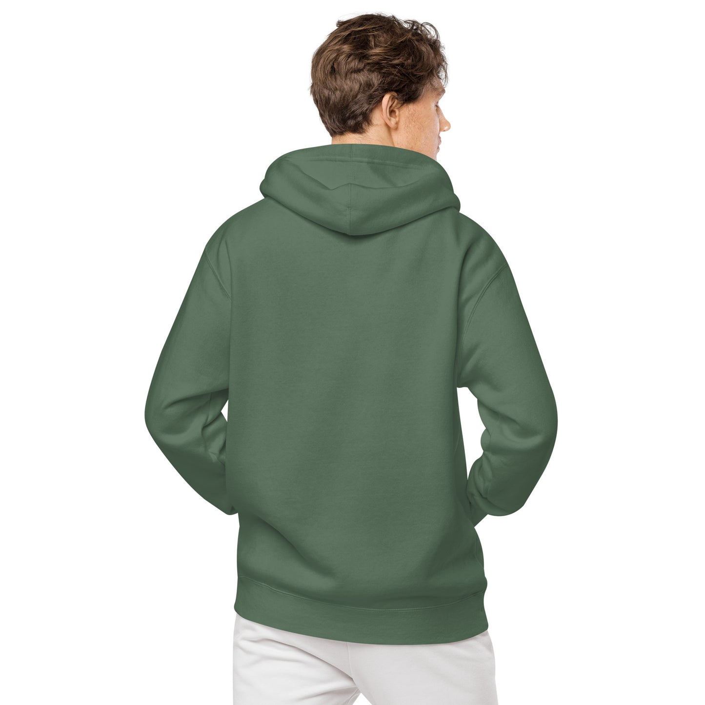 Premium Embroidered Pigment-Dyed Hoodie