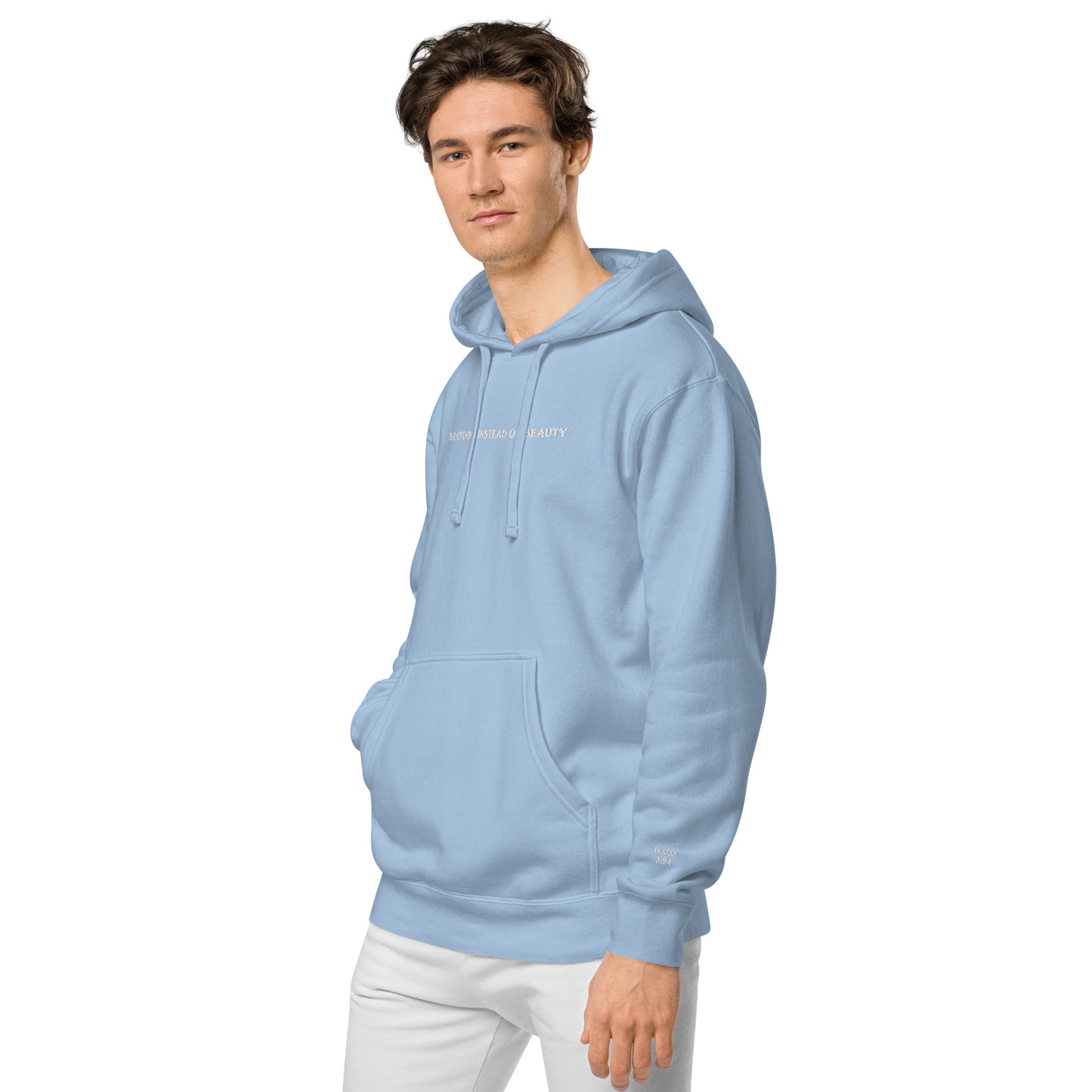 Premium Embroidered Pigment-Dyed Hoodie