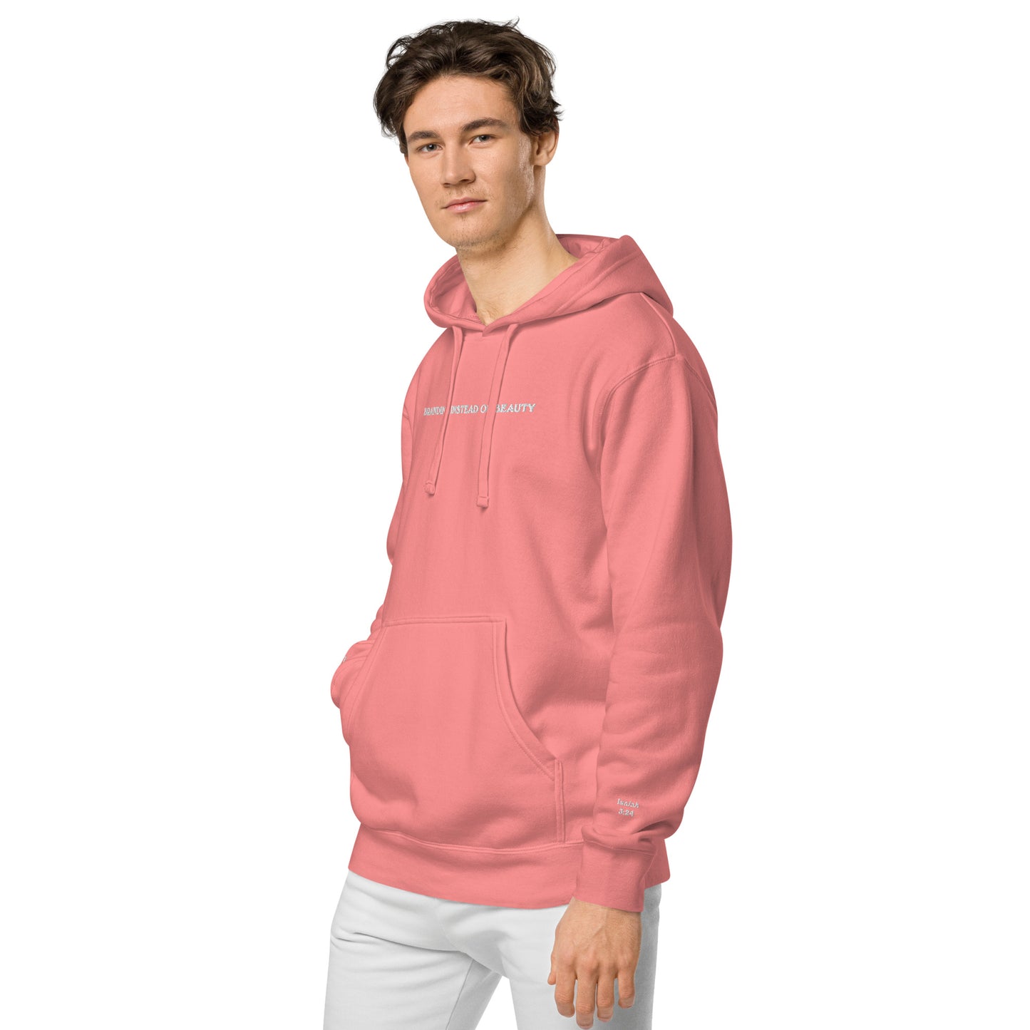 Premium Embroidered Pigment-Dyed Hoodie